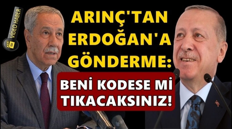 Bülent Arınç fıkra ile Erdoğan'ı eleştirdi...