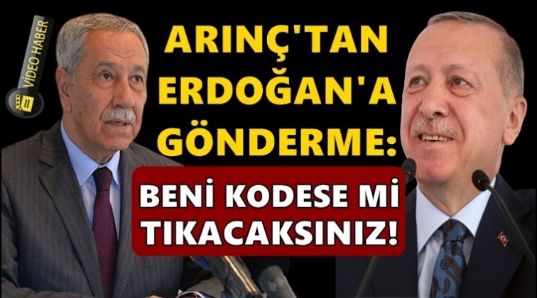 B&uuml;lent Arın&ccedil; fıkra ile Erdoğan'ı eleştirdi...