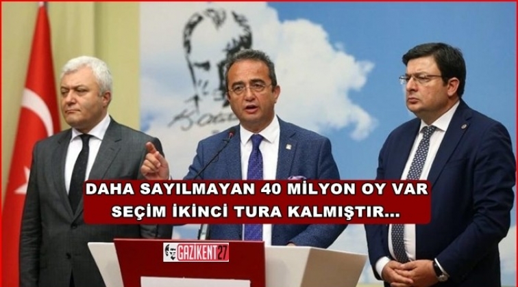 B&uuml;lent Tezcan: Se&ccedil;im ikinci tura kaldı