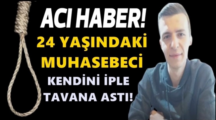 Bunalıma giren gen&ccedil; kendini iple tavana astı!