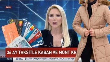 Bunu da gördük! 36 ay taksitle kaban ve mont dönemi...