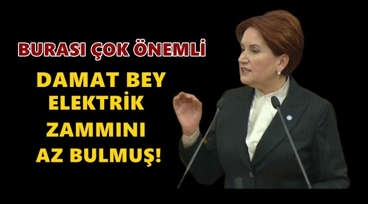 'Burası &ccedil;ok &ouml;nemli Damat Bey zammı az bulmuş'