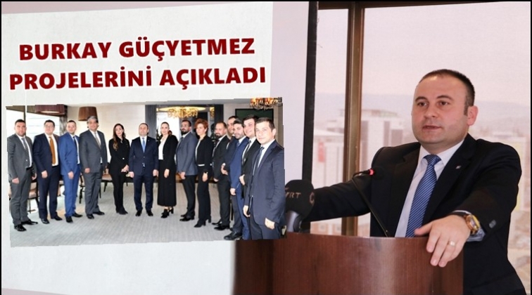 Burkay G&uuml;&ccedil;yetmez projelerini a&ccedil;ıkladı
