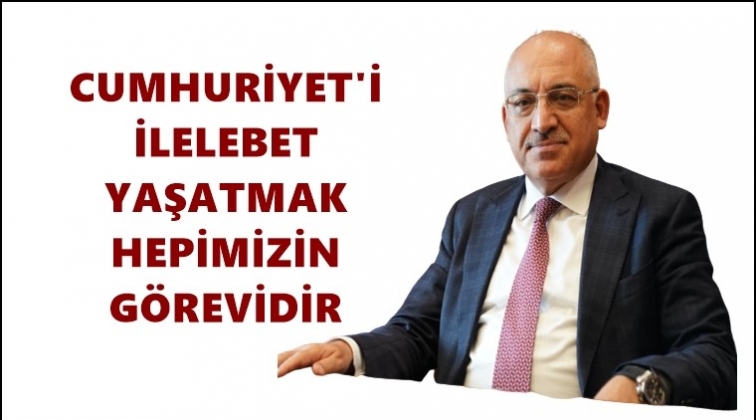 B&uuml;y&uuml;kekşi&rsquo;den Cumhuriyet Bayramı mesajı