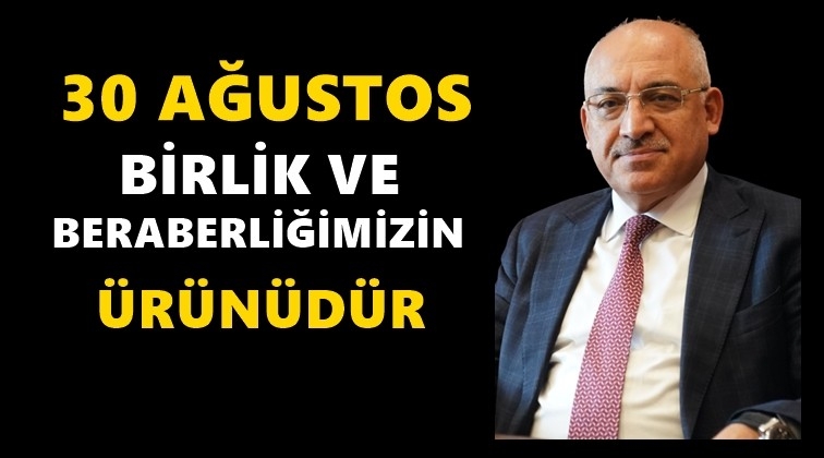 B&uuml;y&uuml;kekşi&rsquo;den Zafer Bayramı kutlama mesajı