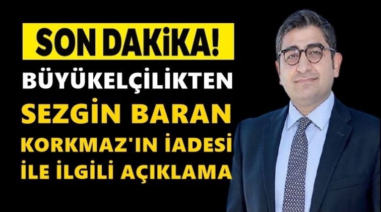 B&uuml;y&uuml;kel&ccedil;iden Sezgin Baran Korkmaz a&ccedil;ıklaması...