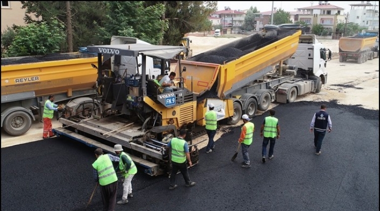 B&uuml;y&uuml;kşehir asfalta hız verdi