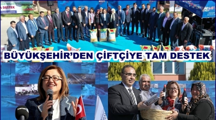 B&uuml;y&uuml;kşehir, &ccedil;ift&ccedil;iye 1100 ton tohum dağıttı