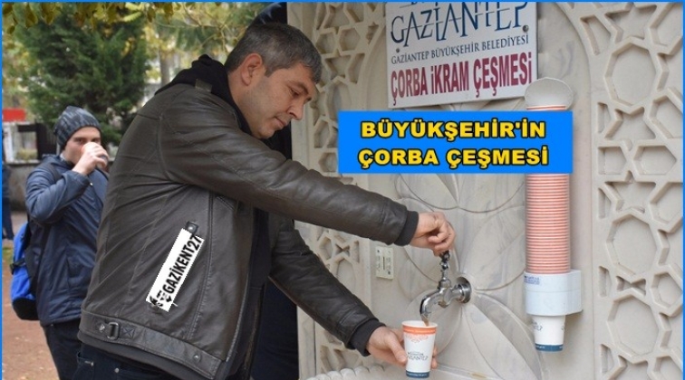 B&uuml;y&uuml;kşehir &ccedil;orba dağıtıyor...