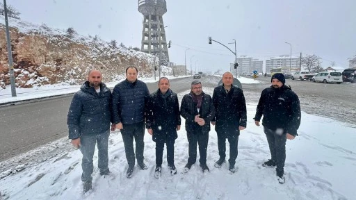 B&uuml;y&uuml;kşehir'den tam kadro karla m&uuml;cadele &ccedil;alışması