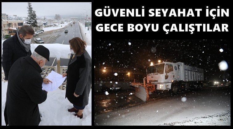 B&uuml;y&uuml;kşehir gece boyu &ccedil;alıştı...