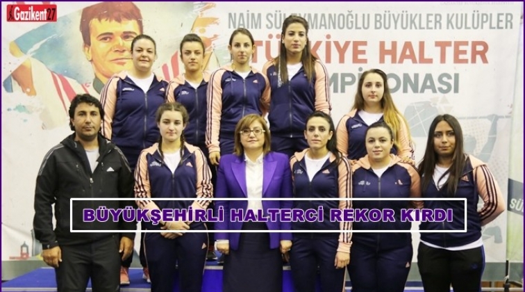 Büyükşehir halter takımı Türkiye ikincisi