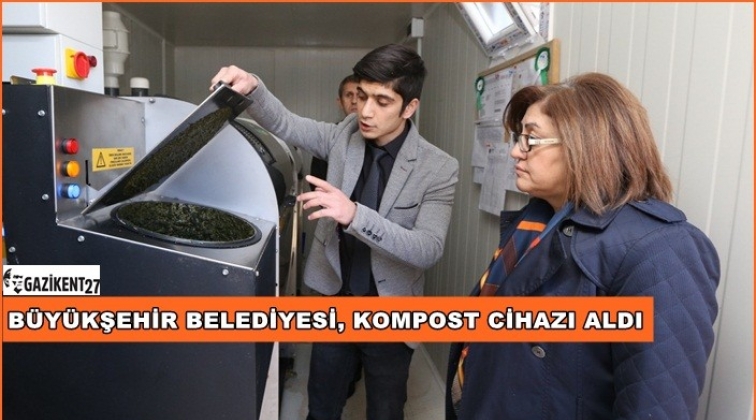 B&uuml;y&uuml;kşehir Kompost Cihazı aldı