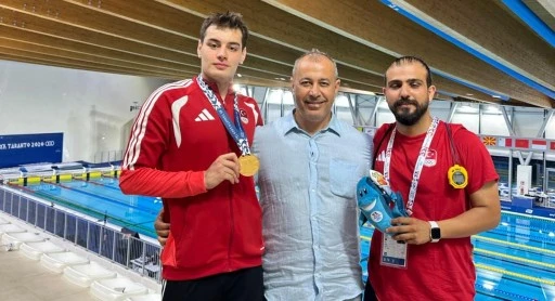 B&uuml;y&uuml;kşehir sporcusu Akdeniz Oyunları&rsquo;nda altın madalya kazandı
