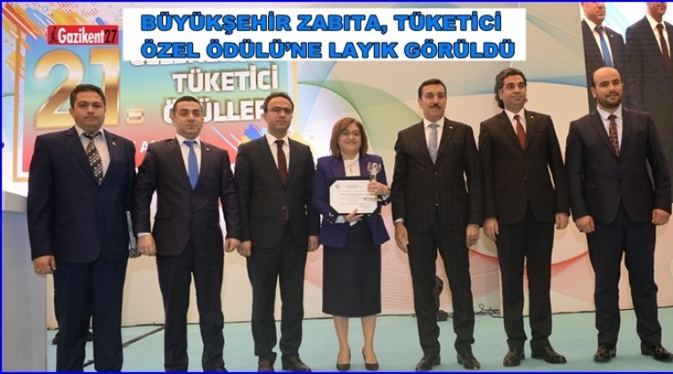 B&uuml;y&uuml;kşehir zabıtasına &ouml;zel &ouml;d&uuml;l