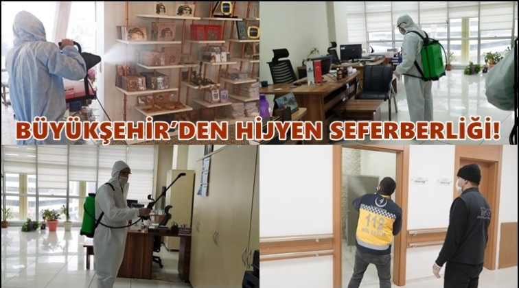 B&uuml;y&uuml;kşehir'de hijyen seferberliği