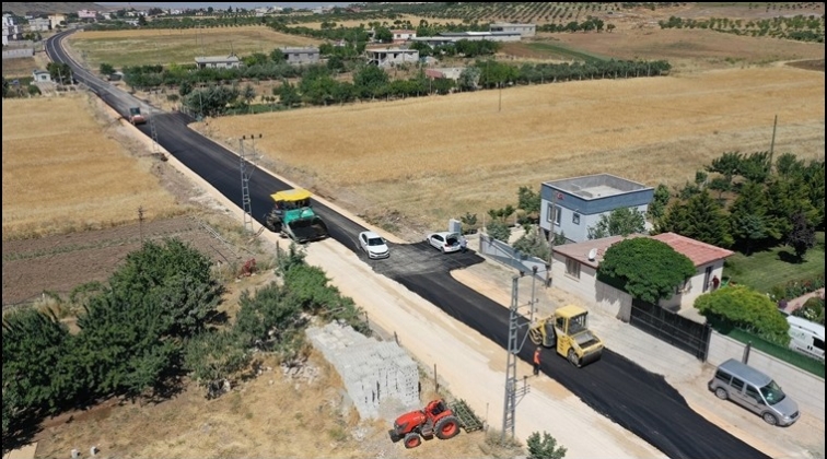 Büyükşehir'den 14 bin 500 metrelik asfalt...