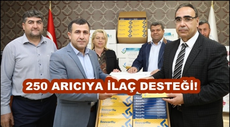 B&uuml;y&uuml;kşehir'den arıcılara ila&ccedil; yardımı