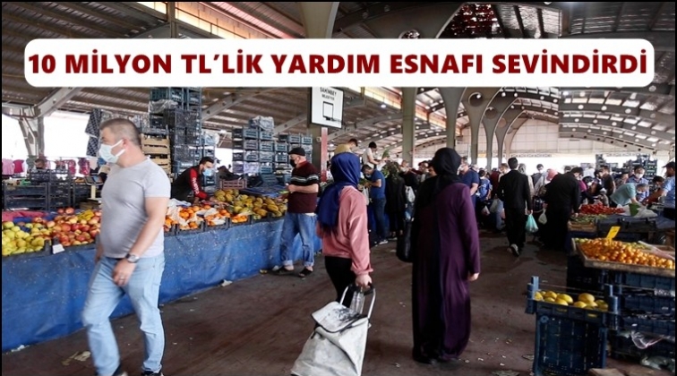 B&uuml;y&uuml;kşehir'den esnafa 10 milyon yardım...