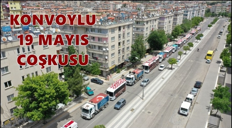 B&uuml;y&uuml;kşehir'den konvoylu kutlama