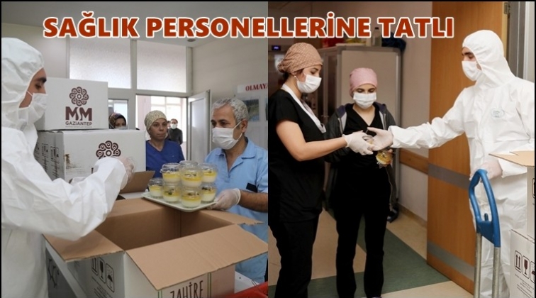 B&uuml;y&uuml;kşehir'den sağlık &ccedil;alışanlarına tatlı