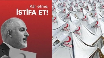 &Ccedil;adır sattığı ortaya &ccedil;ıkan Kızılay'a tepki yağıyor!