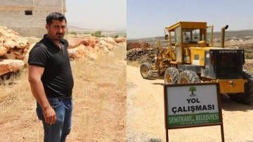 Çağkuyu Mahallesi arazi yoluna kavuştu