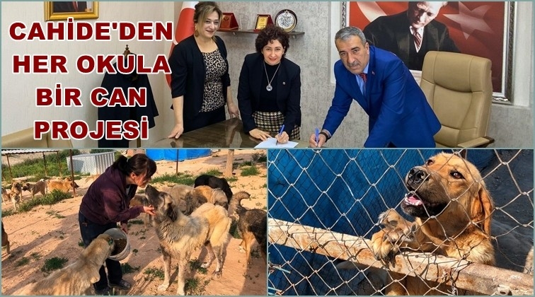 Cahide&rsquo;den &lsquo;Her Okula Bir Can&rsquo;