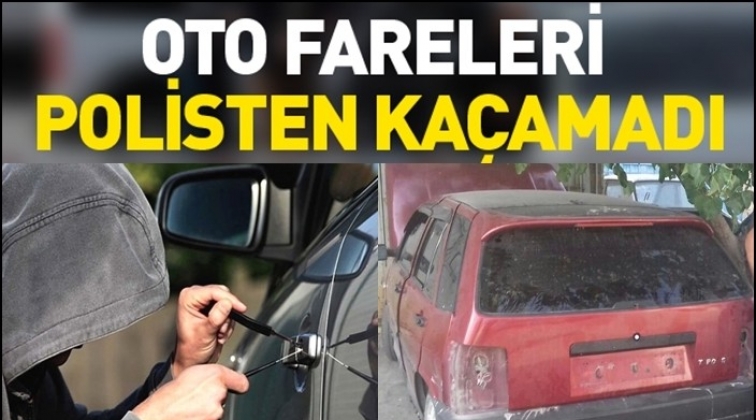 &Ccedil;aldıkları aracı par&ccedil;alamak &uuml;zereyken yakalandılar!