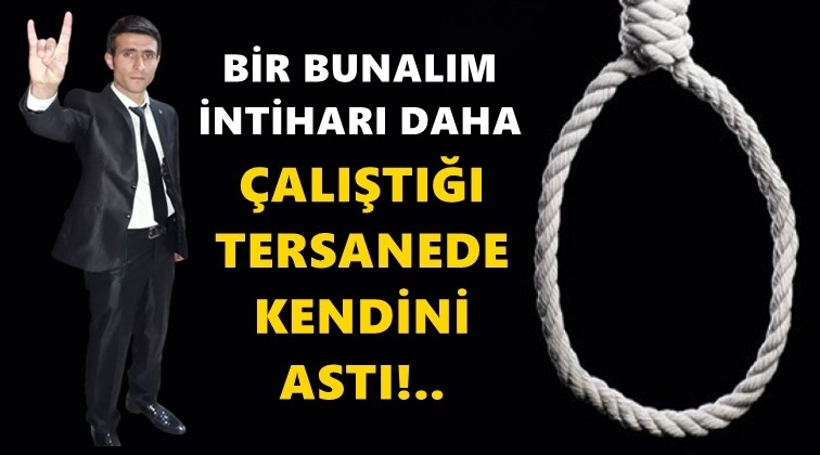 &Ccedil;alıştığı tersanede kendini asarak intihar etti