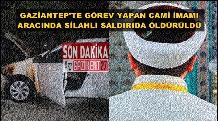 Cami imamı aracında &ouml;ld&uuml;r&uuml;ld&uuml;!