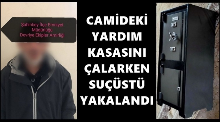 Camideki kasa hırsızlığına su&ccedil;&uuml;st&uuml;!