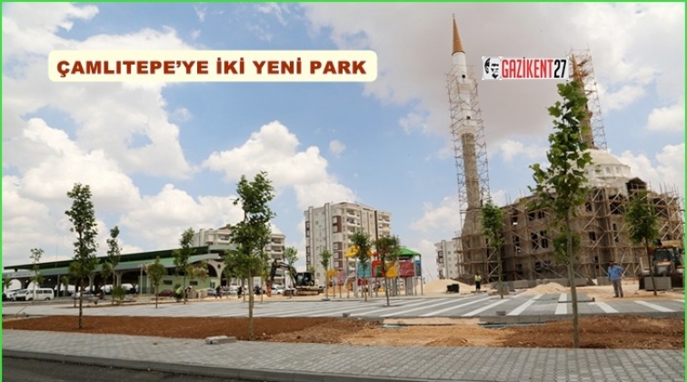 &Ccedil;amlıtepe Mahallesi&rsquo;e iki yeni park