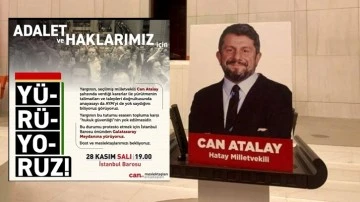 Can Atalay için yürüyüş çağrısı...