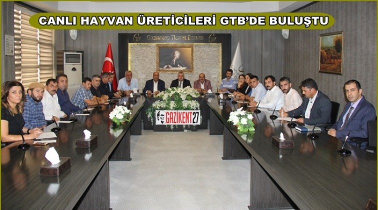 Canlı Hayvan &Uuml;reticileri GTB'de buluştu