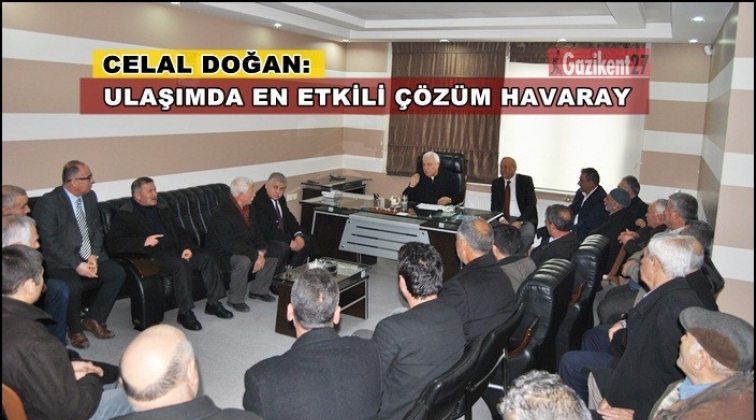 Celal Doğan'dan 'Havaray' m&uuml;jdesi