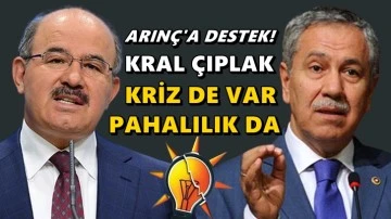 &Ccedil;elik'ten Arın&ccedil;'a destek: Kral &ccedil;ıplak...