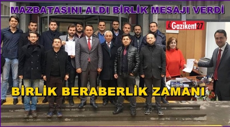 &Ccedil;elikt&uuml;rk, mazbatasını aldı
