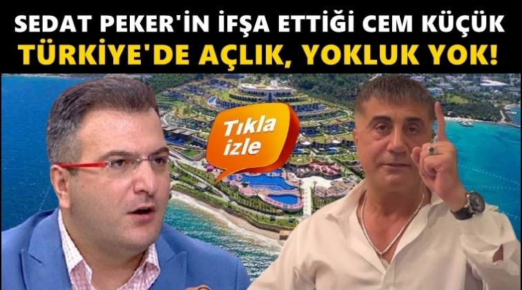 Cem K&uuml;&ccedil;&uuml;k: T&uuml;rkiye'de a&ccedil;lık, yokluk yok!