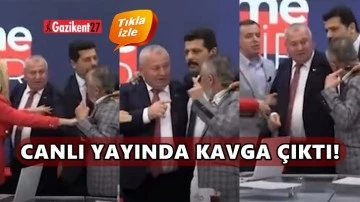 Cemal Enginyurt ve Latif Şimşek canlı yayında kavga etti!