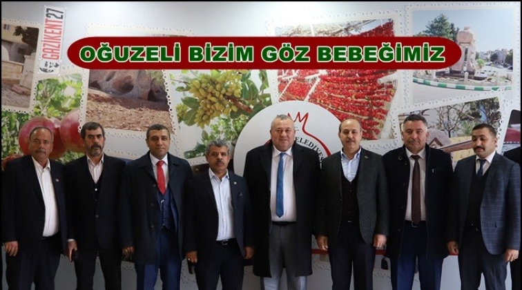 Cemal Enginyurt'tan, Oğuzeli Belediyesi&rsquo;ne ziyaret