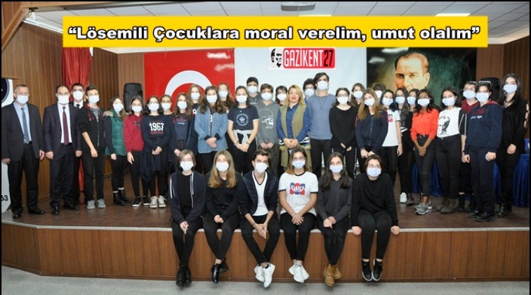 Cemil Alevli Koleji lösemili çocukları unutmadı