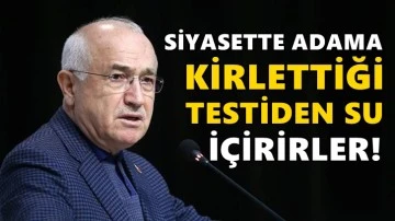 Cemil &Ccedil;i&ccedil;ek: Siyasette adama kirlettiği testiden su i&ccedil;irirler!