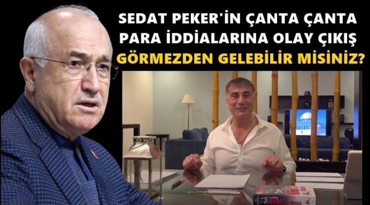 Cemil &Ccedil;i&ccedil;ek'ten "&ccedil;anta &ccedil;anta para" &ccedil;ıkışı...