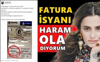 Ceylan Ertem'in fatura isyanı: Haram ola!