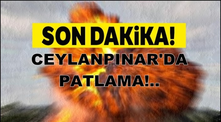 Suriye sınırında patlama!
