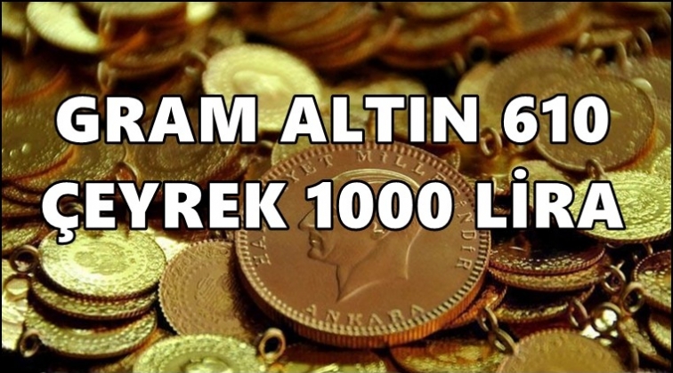 &Ccedil;eyrek altın artık d&ouml;rt haneli!