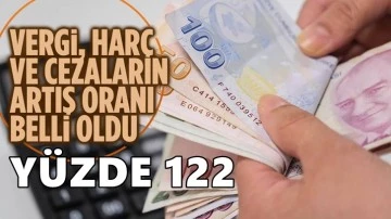 Ceza, harç ve bazı vergilerdeki artış oranı belli oldu!