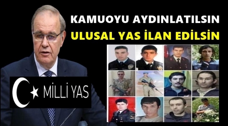 CHP: 3 g&uuml;n ulusal yas ilan edilsin