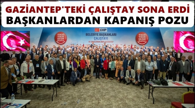 CHP Belediye Başkanları &Ccedil;alıştayı sona erdi...